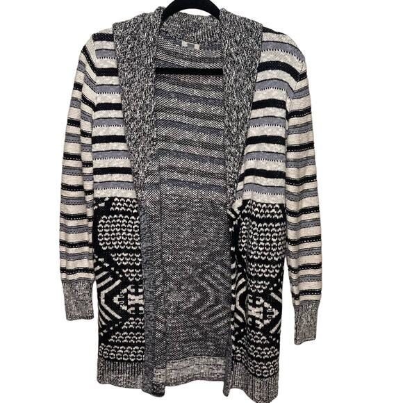 Urban Outfitters Ecote Long Line Aztec Southwestern Cardigan Sweater Size Small - Picture 1 of 8